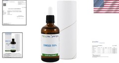 70% DMSO Pharmaceutical Grade Liquid – High Purity, 100 ml – Third-Party Tested