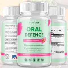Oral Defence Advanced Probiotic For Healthy Teeth & Gums 60 Capsule Pack Of 2