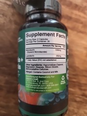 Nature’s Craft Monolaurin + Lactoferrin 1250mg, Superfoods Promote Gut Health