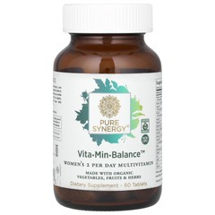Vita-Min-Balance, Women’s 2 Per Day Multivitamin, 60 Tablets