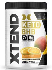 XTEND Keto BHB BCAA Amino Acid Supplement 20 Servings | Orange Mango