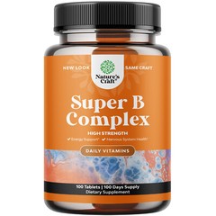 Vitamin B Complex Adult Multivitamin – Super B Complex Vitamins for Immunity
