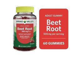 Spring Valley Beet Root Veg Gummy 60Ct, 2pk