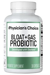 Physician’s CHOICE Bloat & Gas Probiotic 5-in-1 Proactive Support + Daily Relief