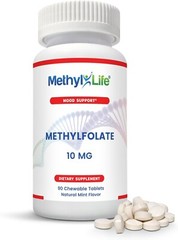 High-Purity L-Methylfolate 10mg Chewables – Mood & Energy Boost in 90 Tablets