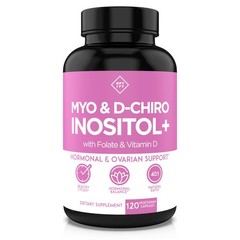 Myo-Inositol & D-Chiro Inositol Supplement for Women – 40:1 Ratio Plus Folate…