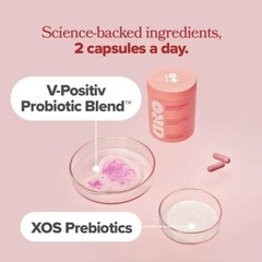 1-3PACK URO O Positiv Vaginal Probiotics for Women pH Balance w/ Prebiotic 60pcs