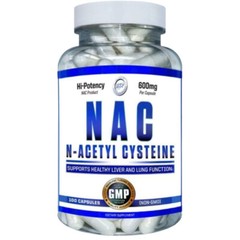 Hi Tech N-Acetyl-L-Cysteine (NAC) 600 mg 100 Caps USP Grade Free Ship & Sample