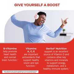 Geritol Multivitamin Supplement Contains B-Vitamins, Antioxidants, Iron 40ct