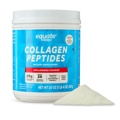 Equate Collagen Peptides Powder Type I & III Grass-Fed Unflavored 20 oz