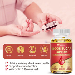 Blood Balance Capsules – Blood Sugar Support & Blood Pressure Supplement 60Pills