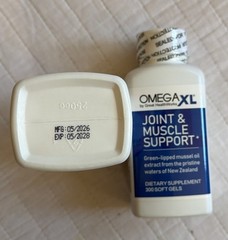Omega XL 60 Soft Gels Great Health Works Joint Pain Relief Exp 2028