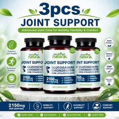 Why Not Natural Glucosamine Chondroitin MSM Joint Support Supplements – 360 Caps