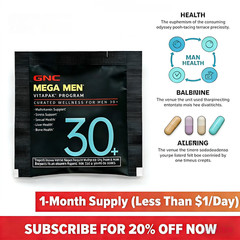 3 pcs GNC Mega Men 30+ Vitapak Program Daily Nutrition Pack Liver Health care