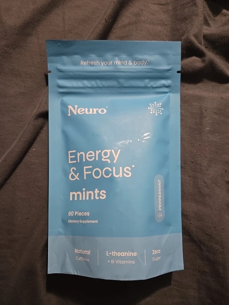 Neuro Mints: Energy & Focus- Peppermint- 90 Pieces–