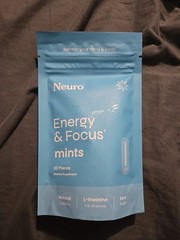 Neuro Mints: Energy & Focus- Peppermint- 90 Pieces–