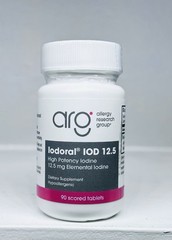 Iodoral IOD-12.5 High Potency Iodone – 90 Tablets- Allergy Research Group-10/27
