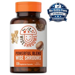 Complejo de Hongos 1650mg 120 Cápsulas | Mezcla 8 en 1 | 40 Porciones