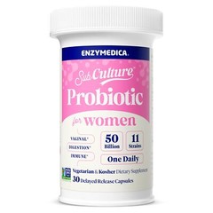 Enzymedica SubCulture Probiotics for Women’s Vaginal & Urinary Health 50 Bill…