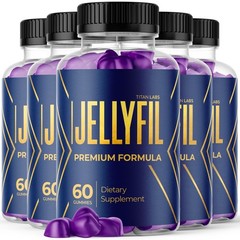 (5 Pack) Jellyfil Gummys Advanced Male Support Supplement Jelly fil 300 Gummies