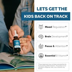 Organic L-Methylfolate & Methyl B12 – Sublingual Supplement for Kids – Mood & Co