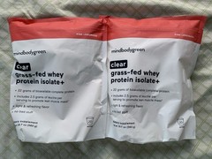 New MindBodyGreen Grass Fed Whey Protein Isolate+ Clear 20 Servings (one Unit)