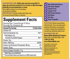 Nature Made Collagen Peptides & Biotin, Type 1 (Bovine), 11.2 Oz (Pk of 2), New