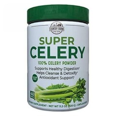 Super Celery Powder Unflavored 11.3 Oz By Country Farms