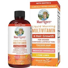 MaryRuth’s Liquid Morning Multivitamin Hair Growth Peach Mango flavor 15.22fl oz