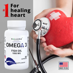 OMEGA 3 – Heart & Cholesterol – Anti-Inflammatory Arterial hypertension- 60 Sof