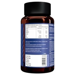 HK Vitals Chelated Iron Capsules Zinc Vit C B12 Energy Support 60 Ct
