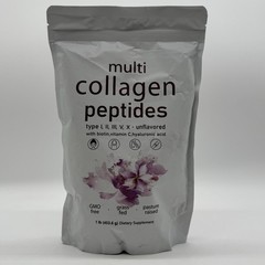 Multi Collagen Peptides Powder 1LB Hydrolyzed Protein Peptide Type 1,11, II,V,X