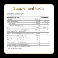 Pure Himalayan Shilajit Gummies Gold with Ashwagandha – 60 Gummies