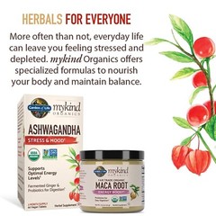 Garden of Life Organic Ashwagandha Stress, Mood & Energy Support Supplement w…