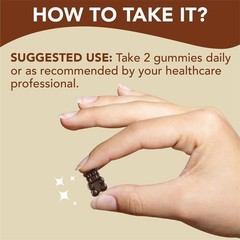 Vegan Mushroom Gummies, Lions Mane Ashwagandha Shiit for Focus & Immunity