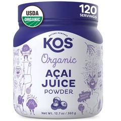 KOS Organic Acai Juice Powder – USDA Certified Organic, Plant Based Superfood…