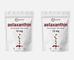 2 package | Astaxanthin 12mg, 120 Softgels, 4 Month Supply-NEW FREE SHIPPING++