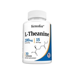 L-Theanine 200mg 30/60/120 Capsules Support Relaxation Stress For Men & Women