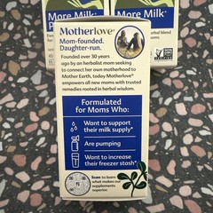 Motherlove More Milk Plus Lactation Supplement – 45 Liquid Capsules – 3 Pack