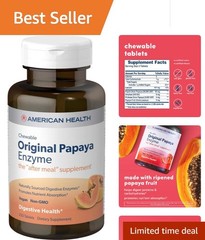 Papaya Digestive Enzyme – 250 Chewable Tablets for Stomach Wellness