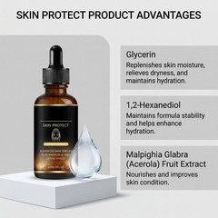 (5 pack) Skin Protect Serum for Women Gentle Facial Skin Care – 60ml