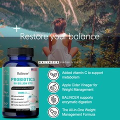 Probiotics for Men and Women | 90 billion CFU | Non-GMO | Vegetarian