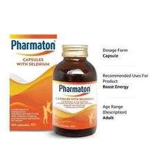 2x Pharmaton Ginseng Extract G115 (100 Capsules) Swiss Quality New Package Same