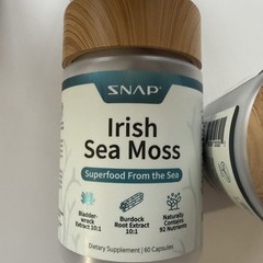 SNAP Irish Sea Moss – 60 Capsules Exp:06/28