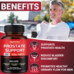 Prostate Support – Saw Palmetto – Reduce Frequent Urination, Stamina supplement