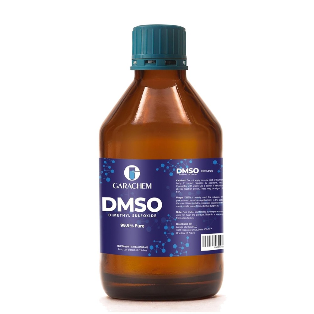 Liquid DMSO 16.9oz Glass Bottle – Non-Diluted