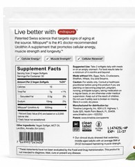 Time-Line Longevity Supplement Mitopure Urolithin A 60 Softgels 07/27