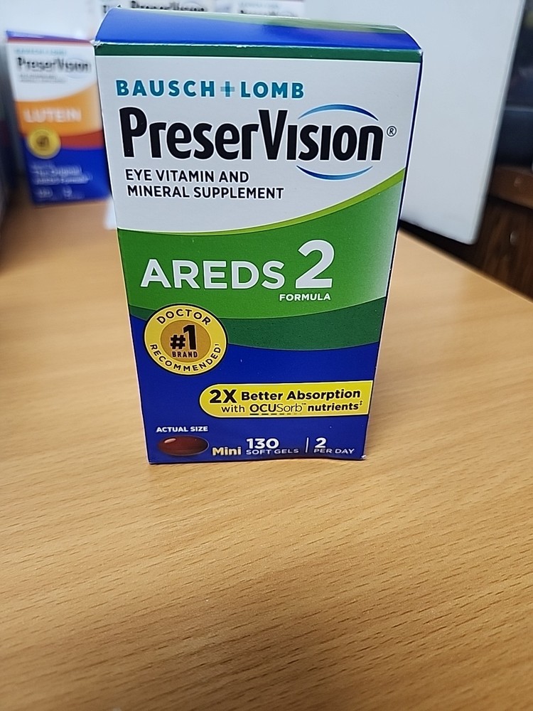 (New) Bausch + Lomb PreserVision AREDS 2 Formula 130 softgels