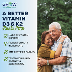Vitamin D3 K2 Vegan D3 5000iu + K2 MK7 + Plant Based Coconut Oil – 30 Softgels