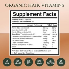 5-Pack NOOR Healthy Hair Formula – NOOR Hair Growth Support Capsules – 300Caps